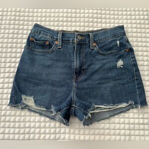 Denim Distressed Women Shorts